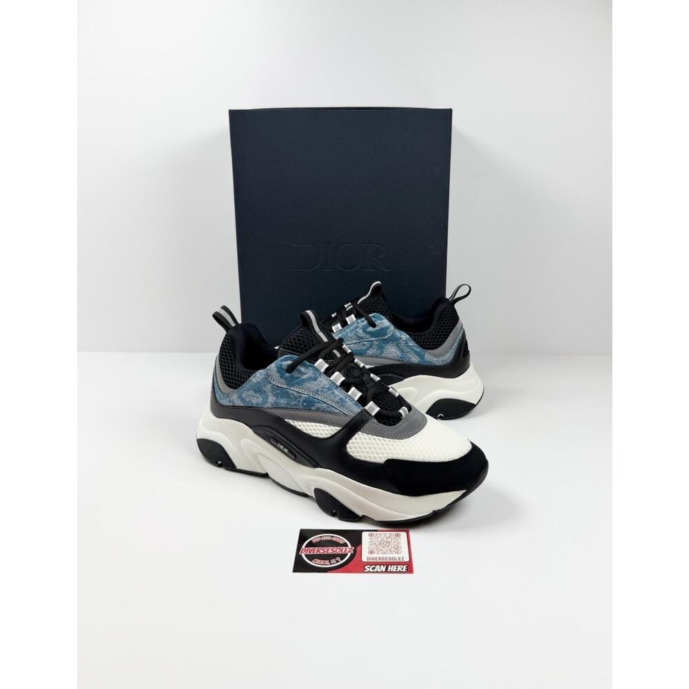 Size 42EU/9US- Dior B22 Leather Python Skin Sneakers NEW!